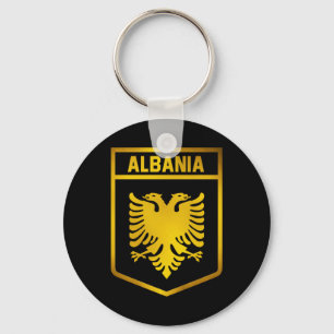 Albanien Emblem Nyckelring