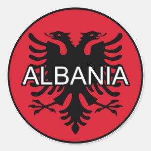 Albanien Euroklistermärke Runt Klistermärke