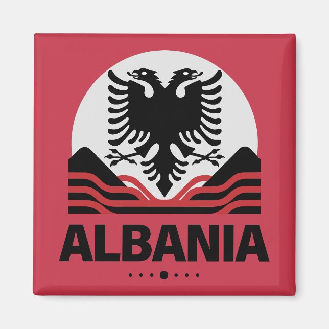 Albanien Europeiska unionen Magnet (Framsidan)