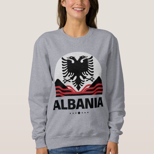 Albanien Europeiska unionen T Shirt (Framsida)