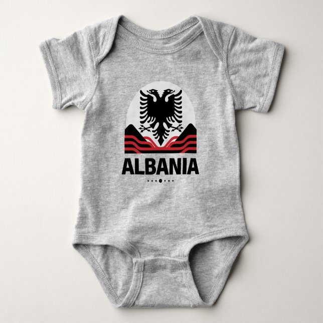 Albanien Europeiska unionen T Shirt (Framsida)