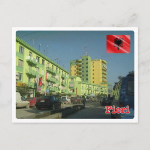 Albanien - Fier - Vykort