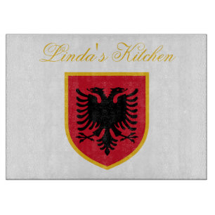 Albanien flagga