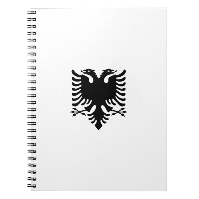 Albanien Flagga Anteckningsbok (Framsidan)