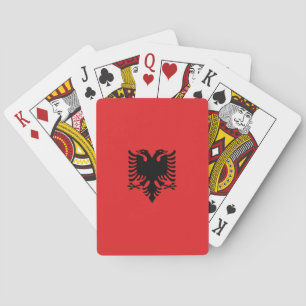 Albanien Flagga Casinokort