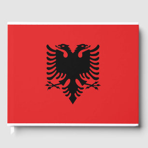 Albanien Flagga Gästböcker