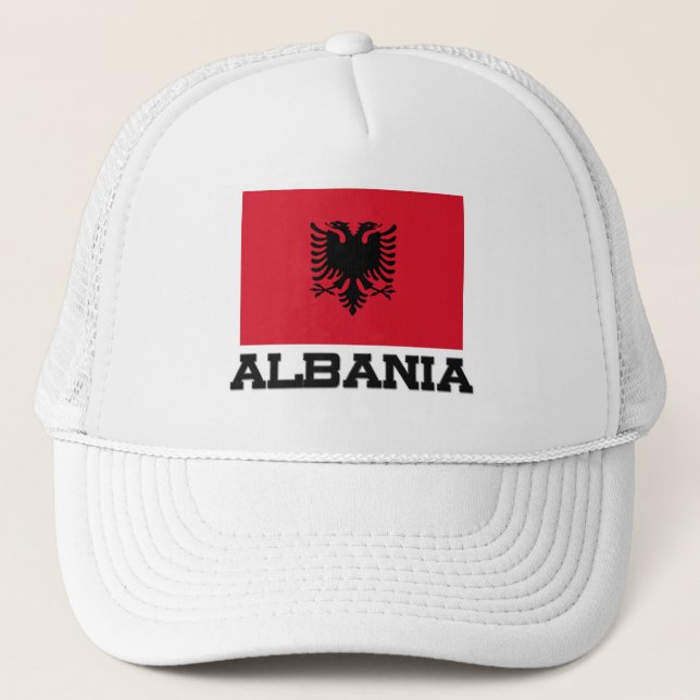 Albanien flagga keps (Framsida)
