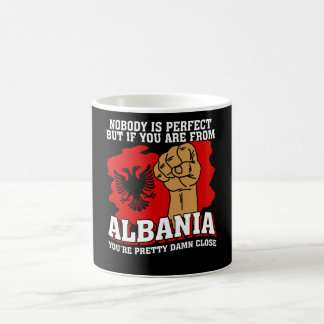 Albanien Flagga, kosovoalbanska albaner Kaffemugg