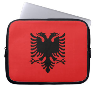 Albanien Flagga Laptop sleeve