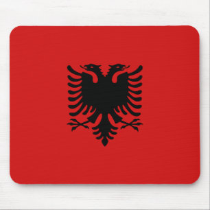 Albanien flagga Mousepad Musmatta