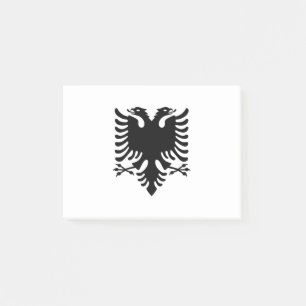 Albanien Flagga Post-it Block