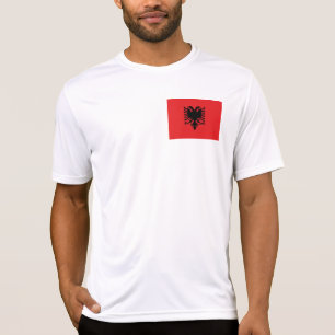 Albanien Flagga T Shirt