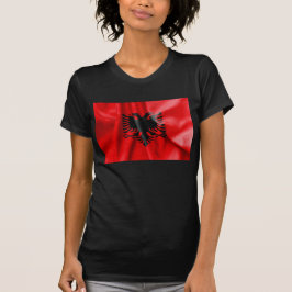 Albanien Flagga Tee Shirt