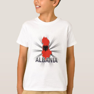 Albanien flaggakarta tröja