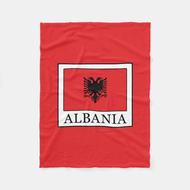 Albanien Fleecefilt (Framsidan)