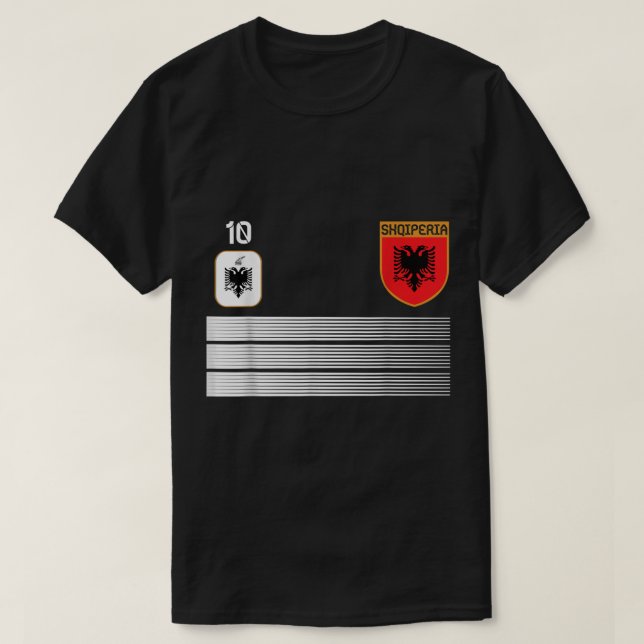 Albanien Football Jersey 2021 Shqiperia Soccer T Shirt (Design framsida)