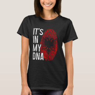 Albanien I mitt DNA-albanska Pride Roots V T Shirt