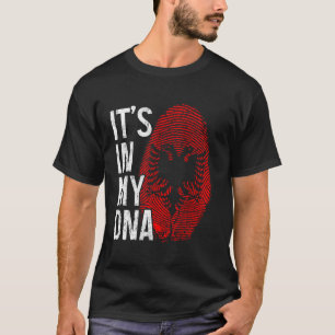 Albanien I mitt DNA-albanska Pride Roots V T Shirt