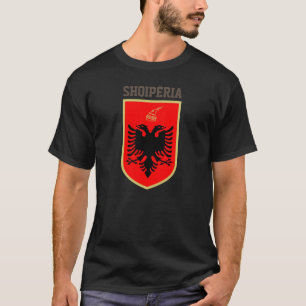 Albanien Jackar om Arm T Shirt