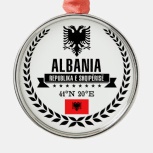 Albanien Julgransprydnad Metall