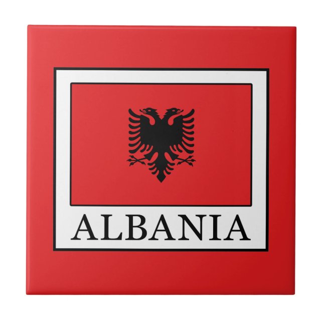 Albanien Kakelplatta (Framsidan)