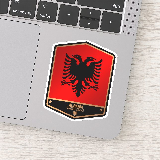 Albanien Klistermärken (Detalj)