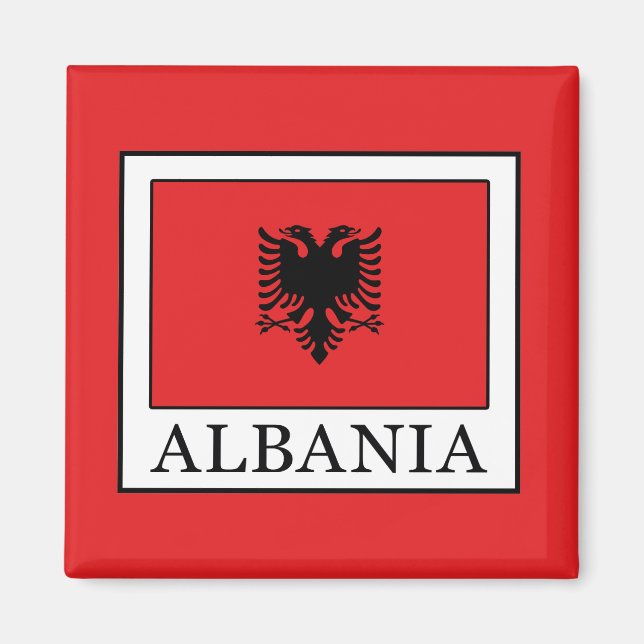 Albanien Magnet (Framsidan)