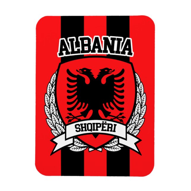 Albanien Magnet (Vertikal)