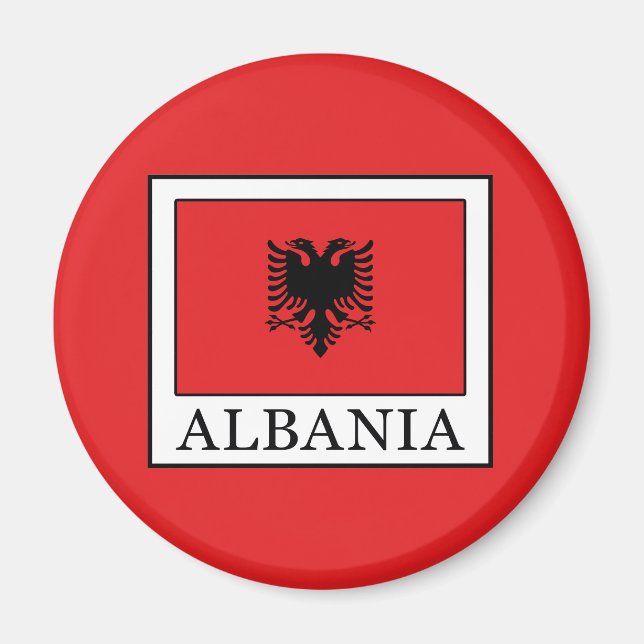 Albanien Magnet (Framsidan)