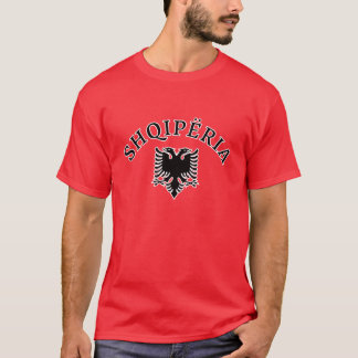 Albanien med örnen - Shqiperia dheshqiponja T Shirt