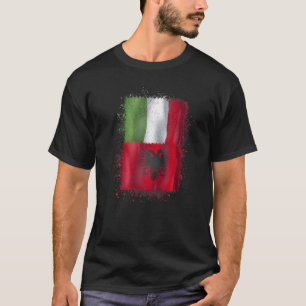 Albanien och Italien i Albaniens Kärlek T Shirt