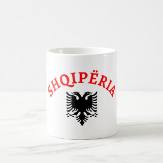 Albanien och örn - Shqiperia dheshqiponja Kaffemugg
