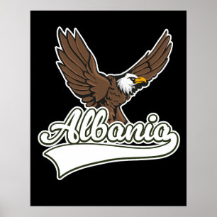Albanien reslogotyp poster