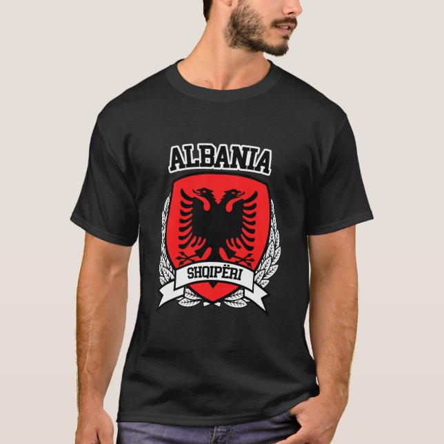 Albanien Tee Shirt (Framsida)