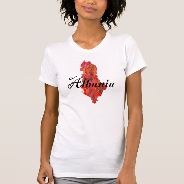 Albanien Tee Shirt (Framsida)