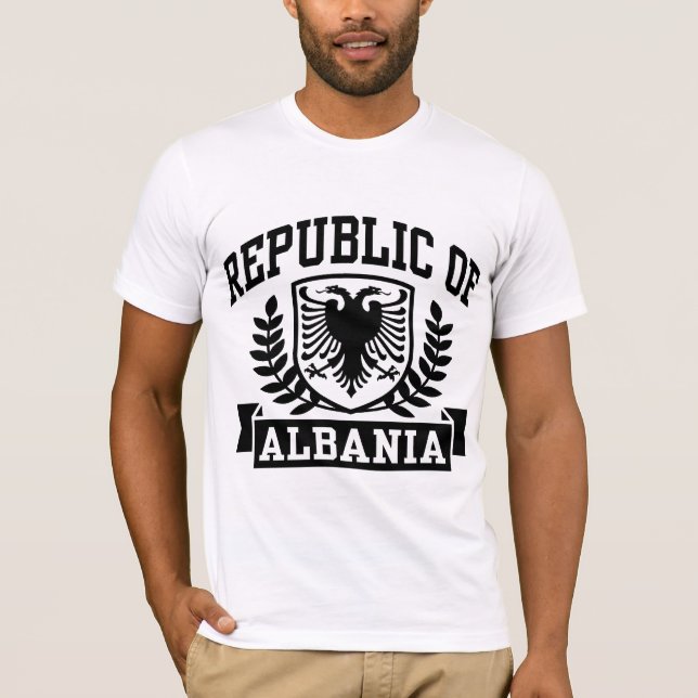 Albanien Tee Shirt (Framsida)