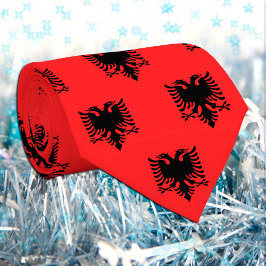 Albanien Ties, mode albanska Flagga Slips
