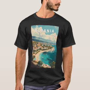 Albanien Travel Art Vintage T Shirt