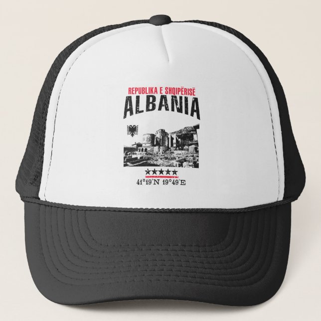 Albanien Truckerkeps (Framsida)