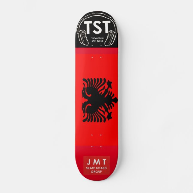 ALBANIEN  / TST  Skateboard (Framsida)