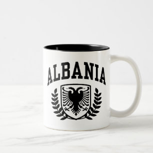 Albanien Två-Tonad Mugg