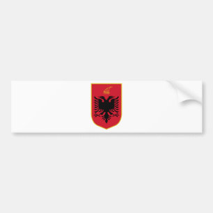 Albanien vapensköld bildekal