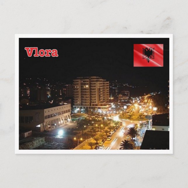 Albanien - Vlora - Vykort (Framsida)