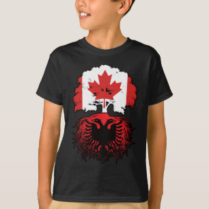 Albanienalbanska kanadensiska kanadensiska Träd Ro T Shirt