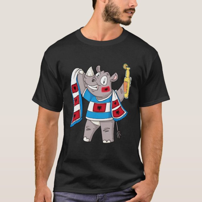 Albaniens fans t shirt (Framsida)