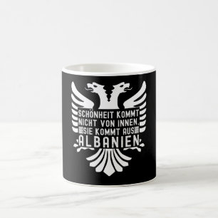 Albaniens Flagga Dubbla Eagle-albaner Kaffemugg