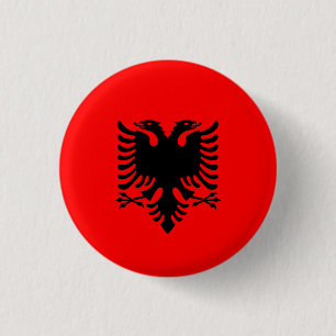 Albaniens Flagga, Flagga Albanien Knapp