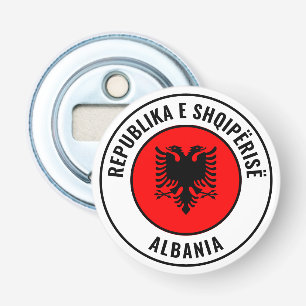Albaniens Flagga Gorgous Patriotic Flaska-öppnare Flasköppnare