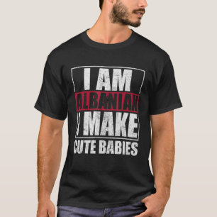 Albaniens Flagga Proud-albaner Manar & Women T Shirt