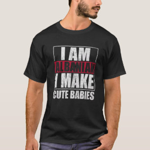 Albaniens Flagga Proud-albaner Manar & Women T Shirt